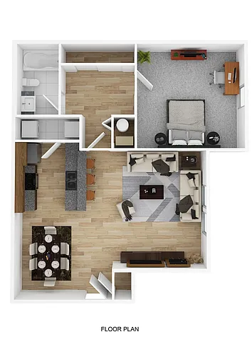 Floor plan One Bedroom