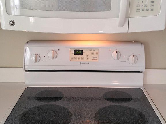 Newer white appliances