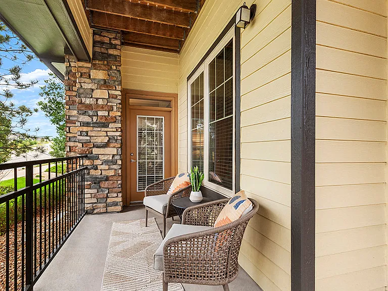 Individual patios and balconies