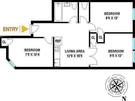 2nd image of 35 Rogers Ave #3F1