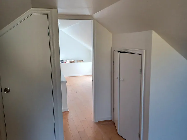 storage closets in upstairs room that can be used as 3rd bedroom