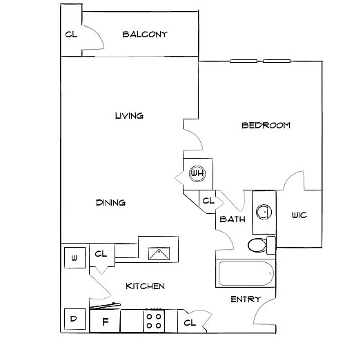 Floor plan Design 1A Premier 3