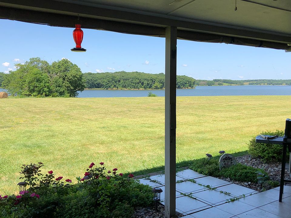 Lake from covered patio