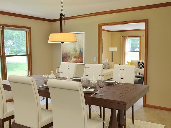 Bright and spacious Formal Dining Room for those special dinners and celebrations.