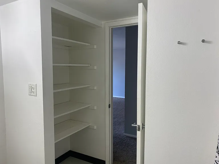 Bathroom linen closet