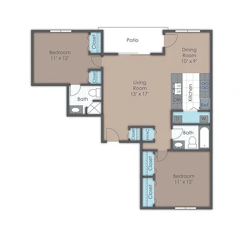 Floor plan Portside