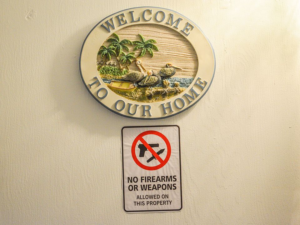 Welcome to our Home. NO Firearms/Weapons on the property