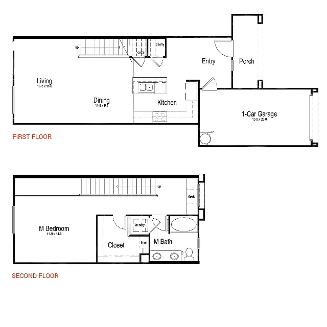 Floor plan Plan 1C
