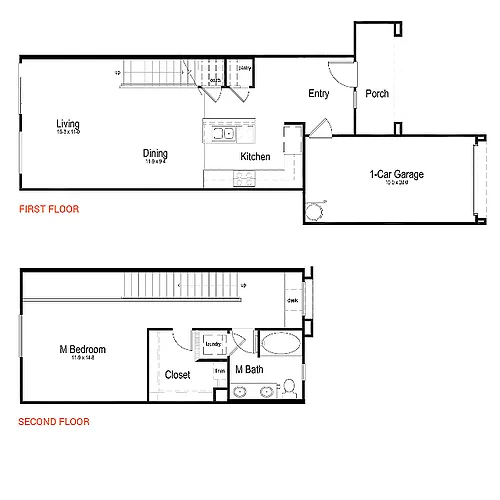 Floor plan Plan 1C