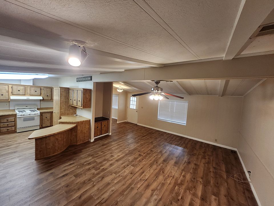 Living room and kitchen