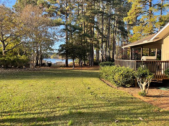 Lake view from side yard