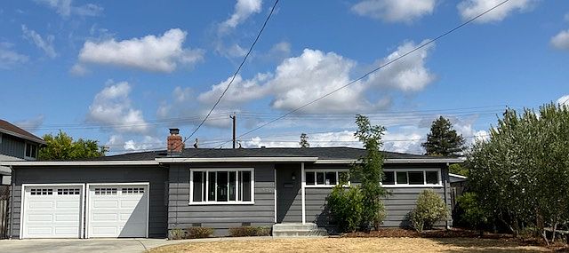 Beautiful front view with spacious front yard.