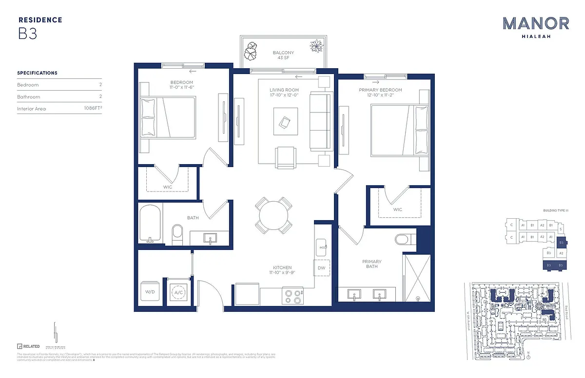 Floor plan B3