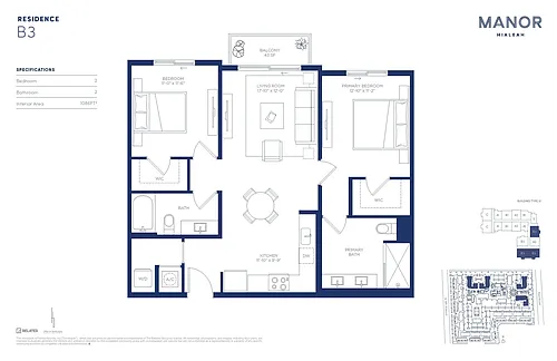 Floor plan B3