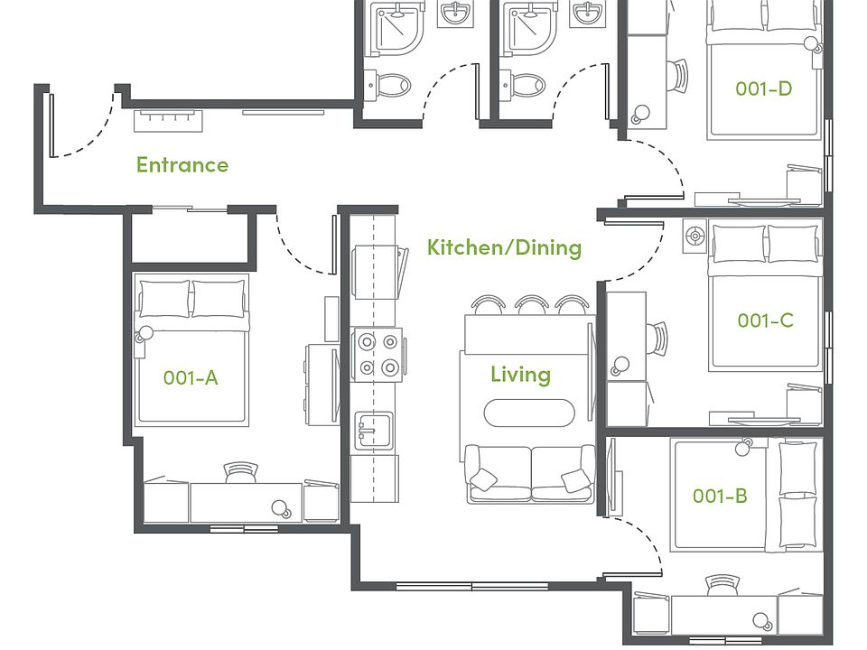 2nd image of 994 Bronson Ave #4-Bedroom