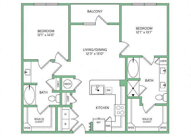 Floor plan B1
