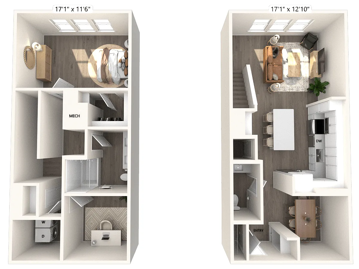 Floor plan A2T-1367sf