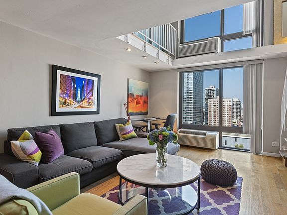 This is a one bedroom Lofted condo.