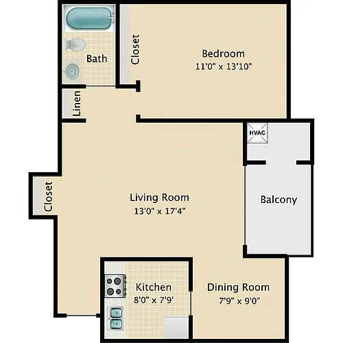 Floor plan Veranda