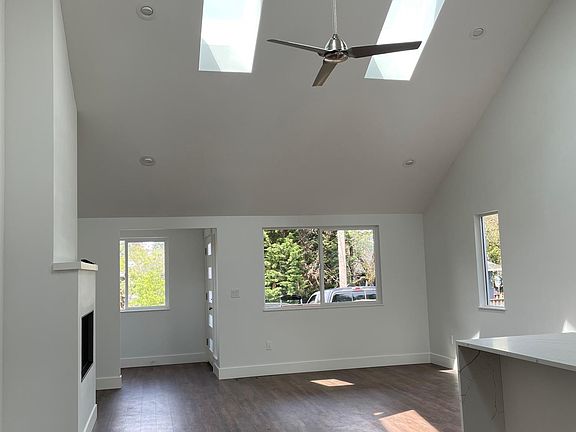 View dining area to front door