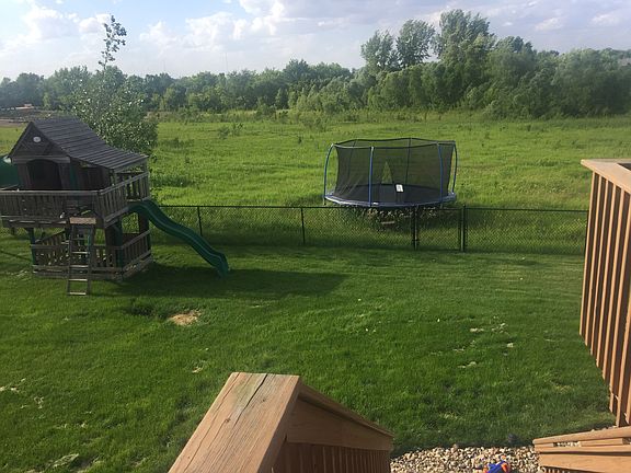 Large backyard and prairie