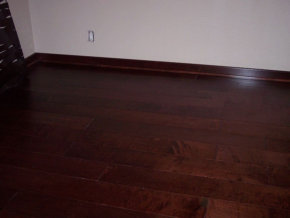 new hardwood floors and moldings