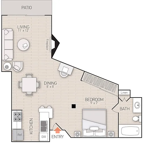 Floor plan Plan D
