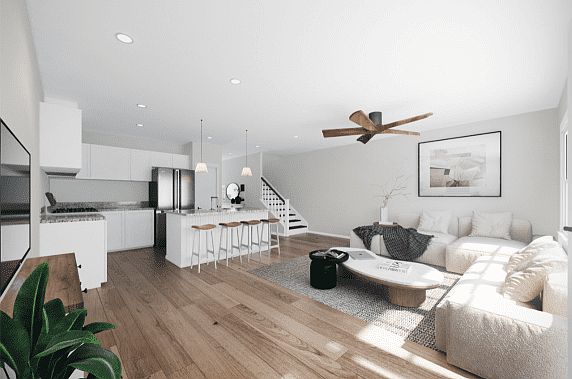 These photos are representative of this floor plan, but all options may not be available in every co