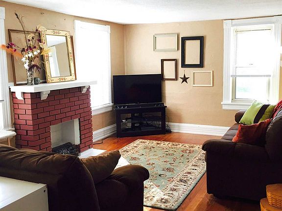 Living Room with Beautiful Hardwood
