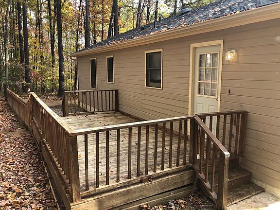 Back deck and fenced side yard