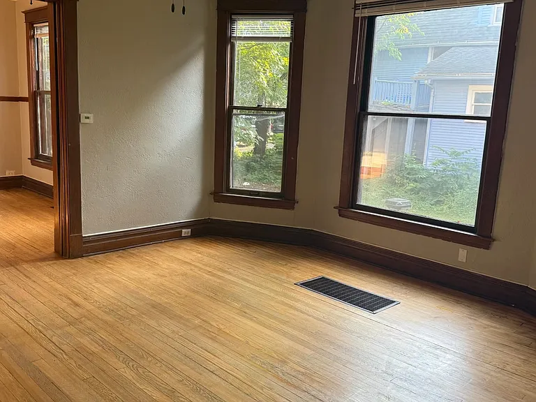 living room; lots of natural light