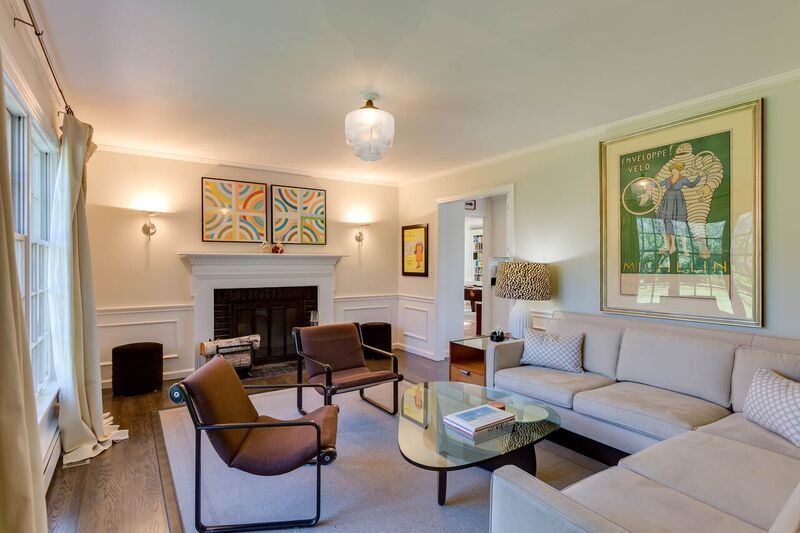  Formal Living Room with Fireplace