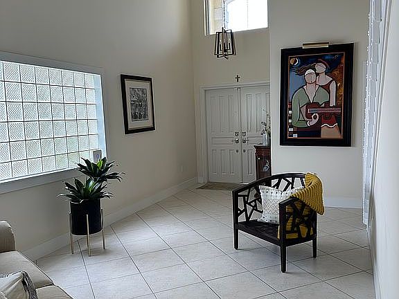 Vaulted Ceiling Foyer