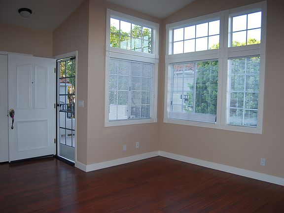 Front Door and Living Room