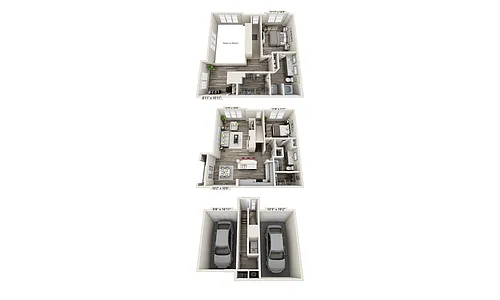 Floor plan Plan TH3 (B2BDT)