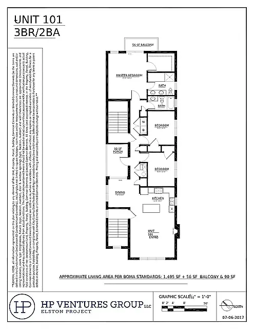 Floor plan 3 Bed 2 Bath
