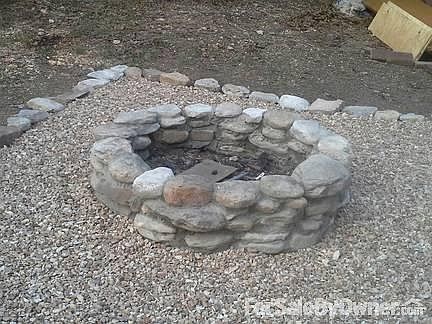 Brand New Firepit Area