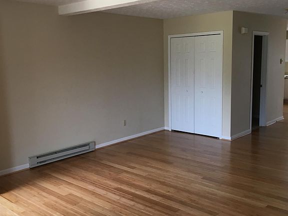 Living room, new hardwood flooring
