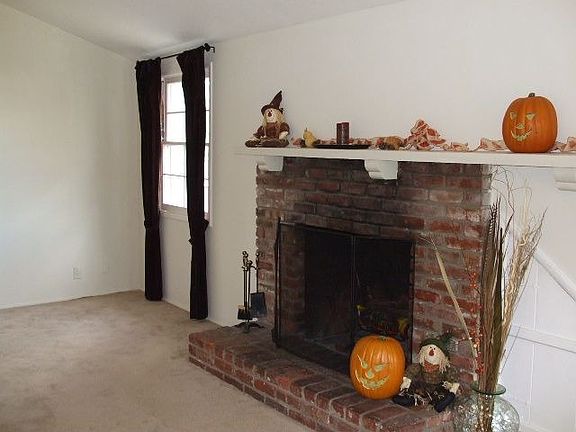 Marvelous brick fireplace