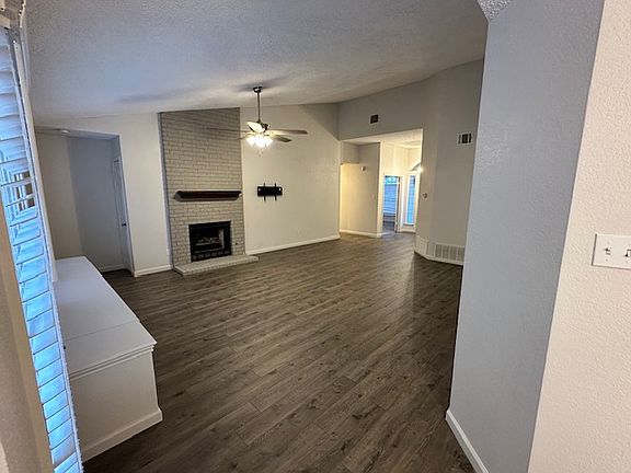 View from dining room looking into living room