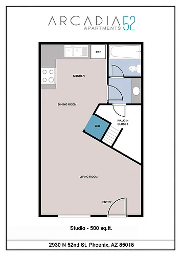 Floor plan Studio