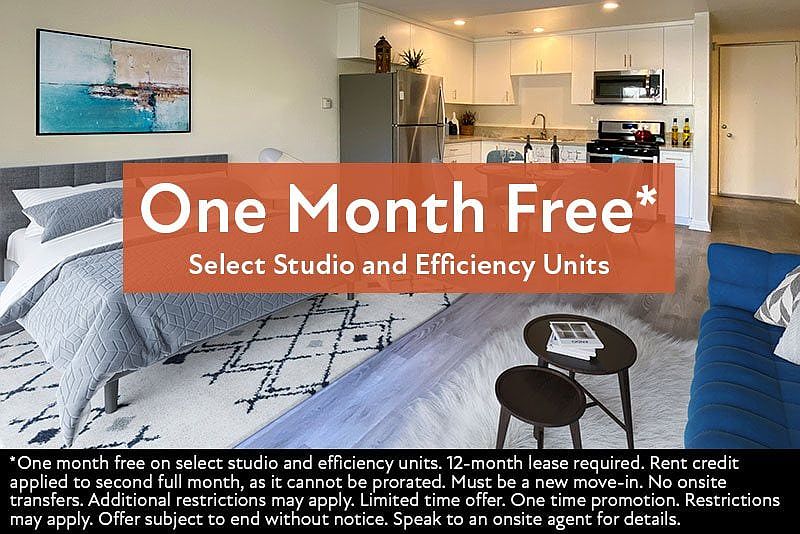 One Month Free on Select Studios*