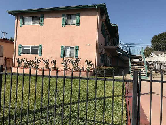 front of the building