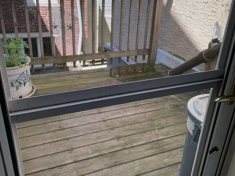 Deck off of kitchen