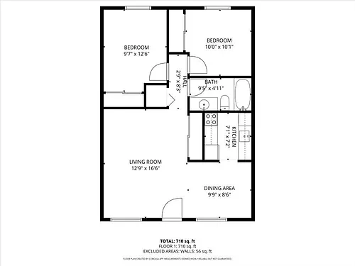Floor plan 2 Bedroom