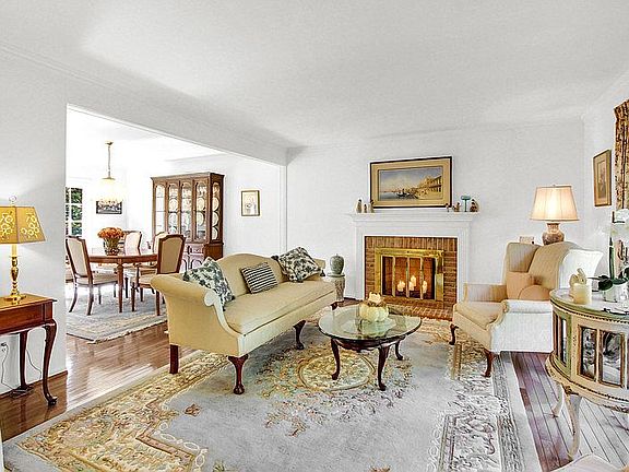 Fireplace in living room