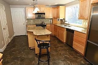 Gourmet Kitchen with Island