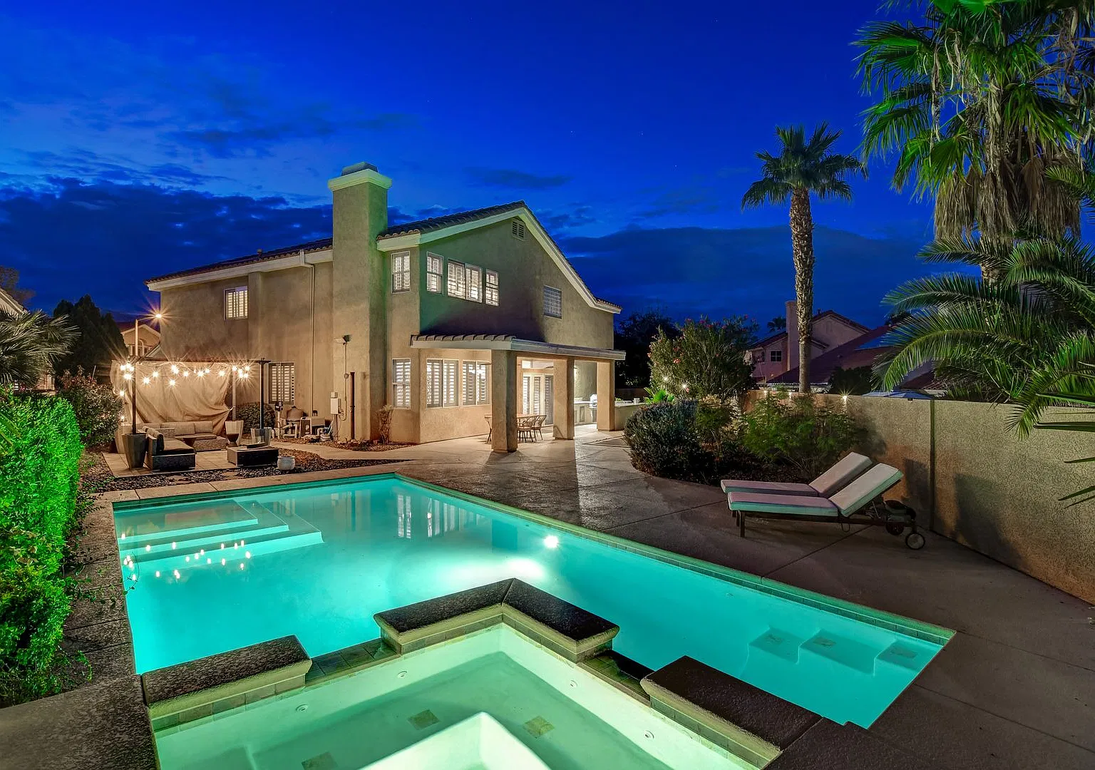 A Must-See Summerlin Showstopper! Spectacular Pool & Spa | Oversized Corner Lot | Unique Designer... — Photo 2