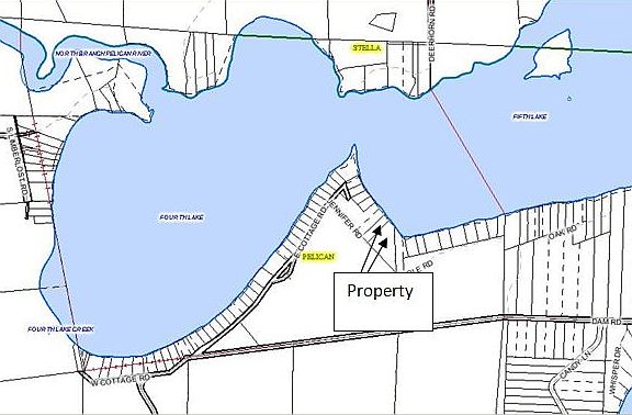 4.1 acres 210 ft frontage