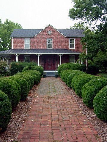 Front entrance viewed from gate.
